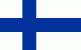 Finlands flagga mörkare blått kors