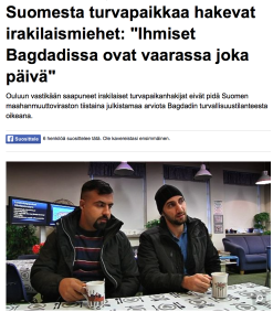 Suomesta turvapaikkaa hakevat Yle 20.10 2015