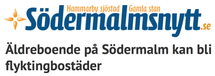 Äldreboende på Södermalm Södermalmsnytt 17.3 2016
